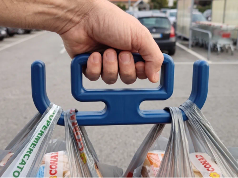 Alça Ergonômica para Sacolas de Compras