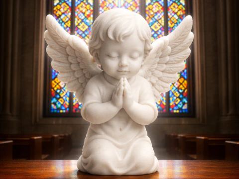 Anjo Querubim Miniatura