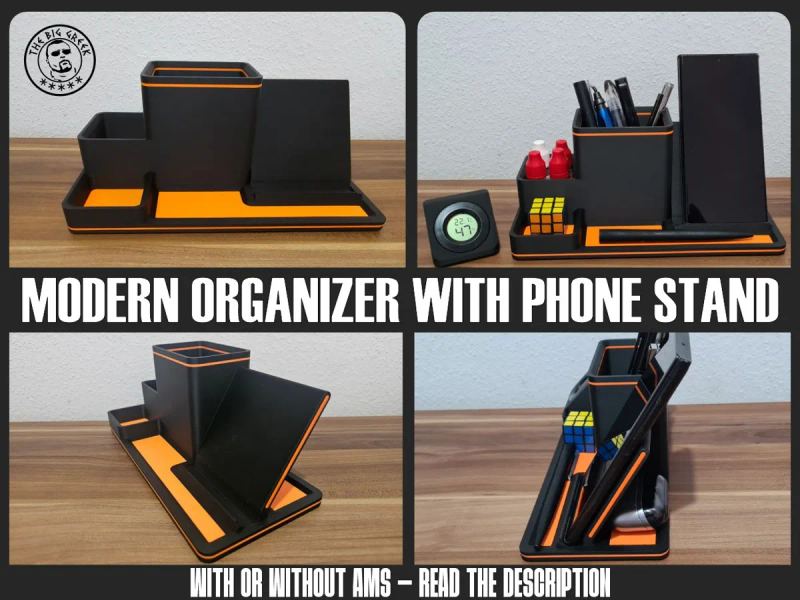 Organizador Moderno com Suporte para Celular
